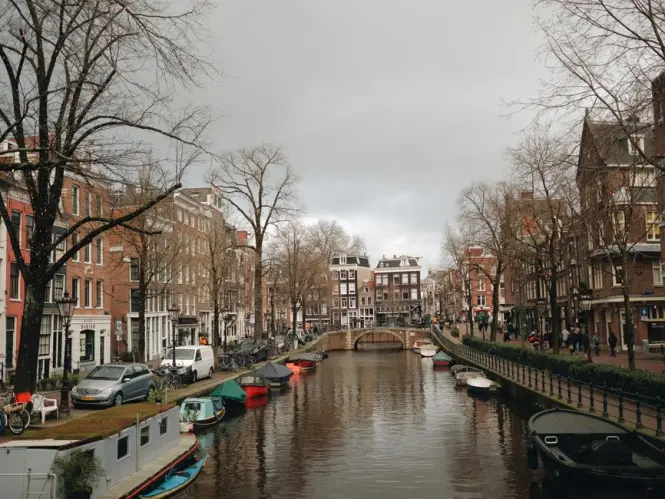 Jordaan canal in Amsterdam