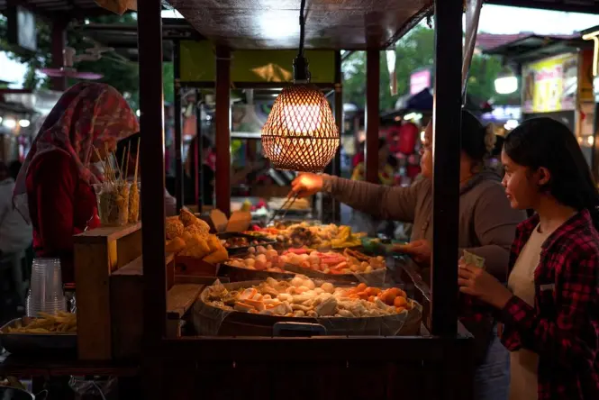 Local food at a Bali warung
