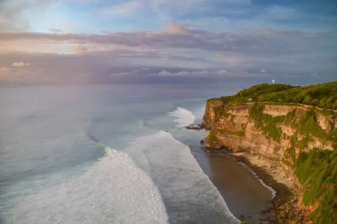 Uluwatu Temple on a cliff in Bali
