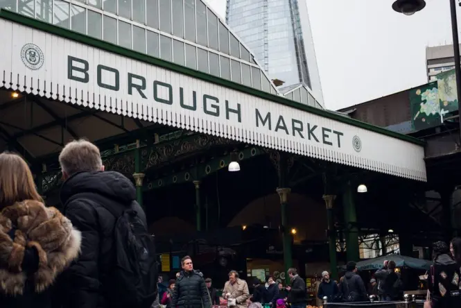 Stalls at Borough Market
