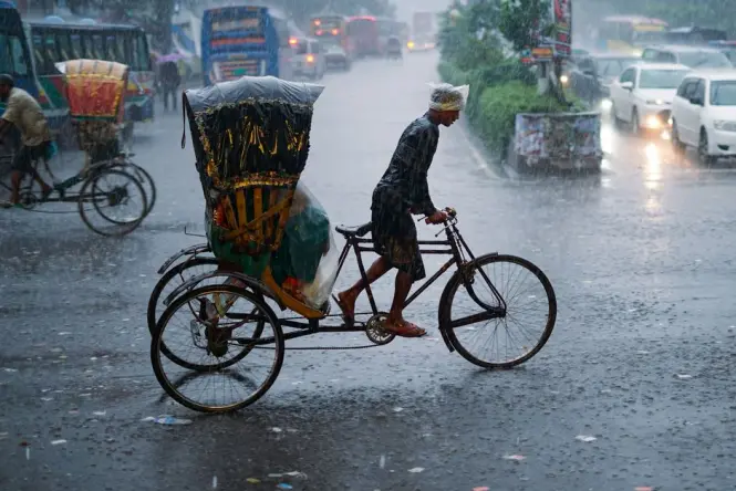 Monsoon weather in Southeast Asia