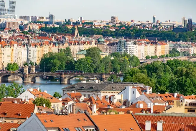 Old Town alley in Prague