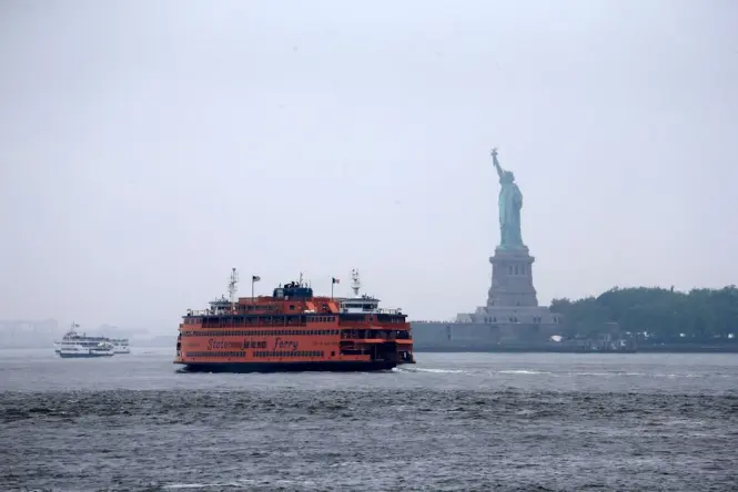 Statue of Liberty viewed from the Staten Island Ferry