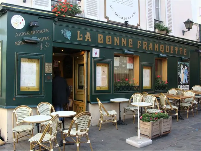 Montmartre streets in Paris