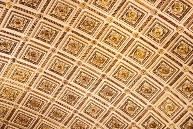 Uffizi Gallery interior in Florence
