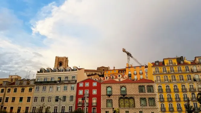 Alfama district main exterior view