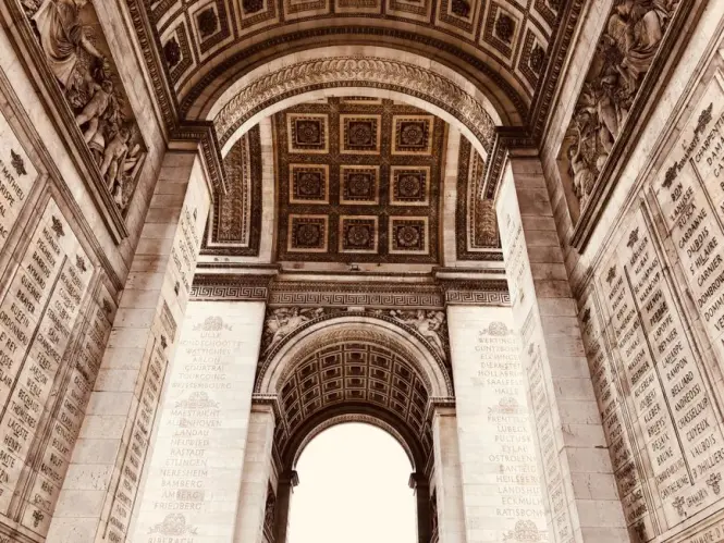 Inside Arc de Triomphe