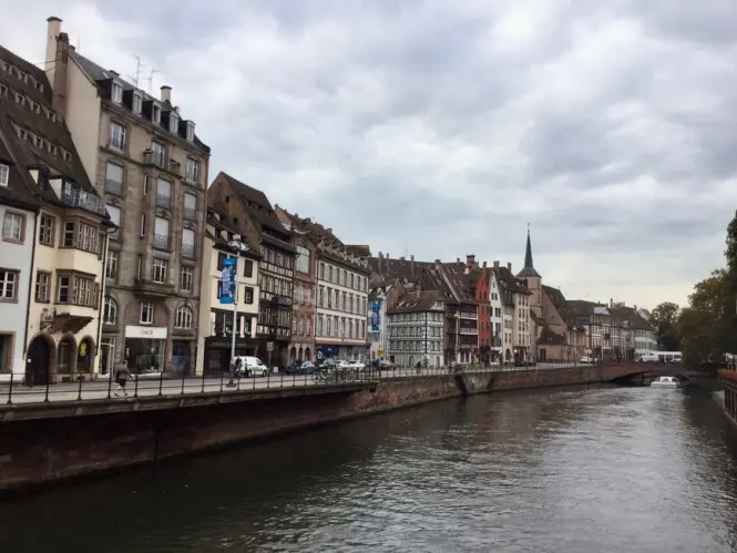 Panoramic view over Petite France Strasbourg
