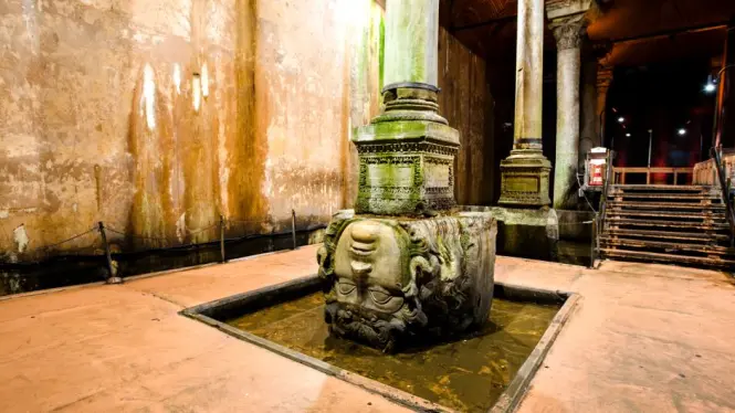 Tickets and entrance at Basilica Cistern
