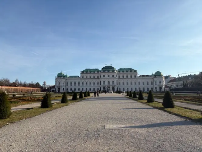 Inside Belvedere Palace
