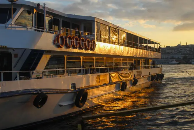 Bosphorus Cruise at golden hour