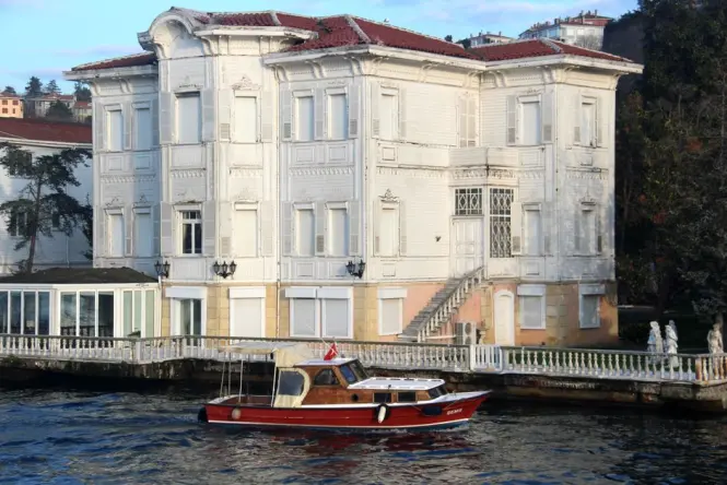Historic architecture at Bosphorus Cruise