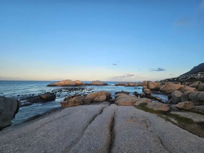 Boulders Beach at golden hour