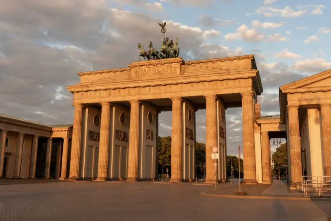 Brandenburg Gate main exterior view