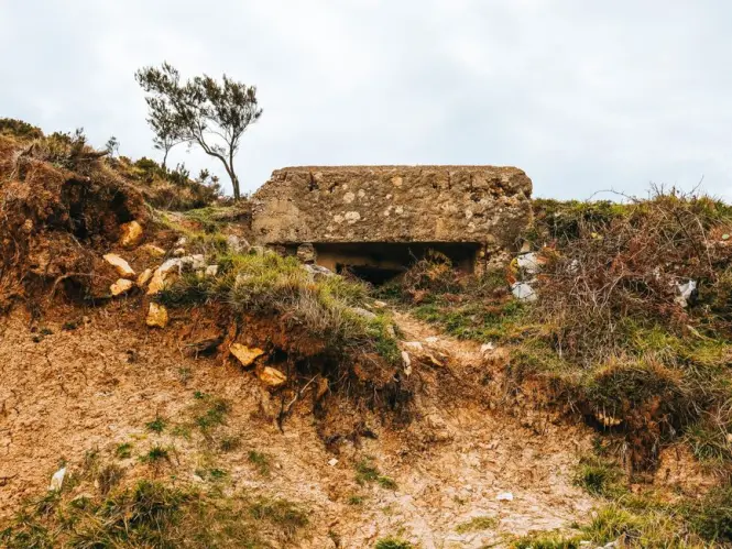 Civil War era bunkers on Carmel hill