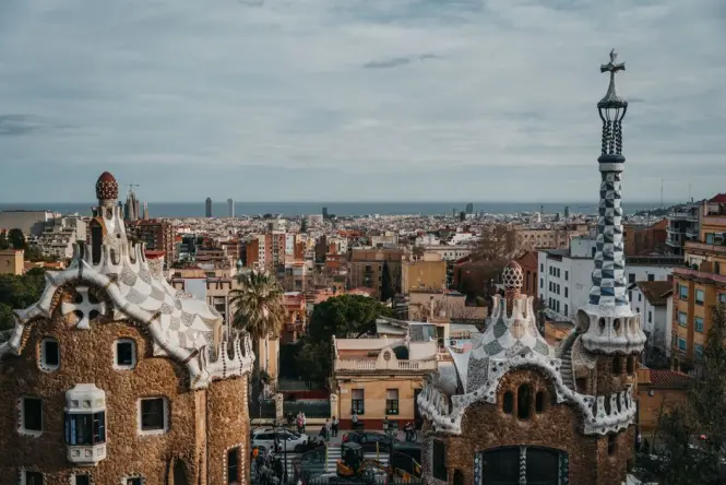 Sagrada Familia skyline from Bunkers del Carmel