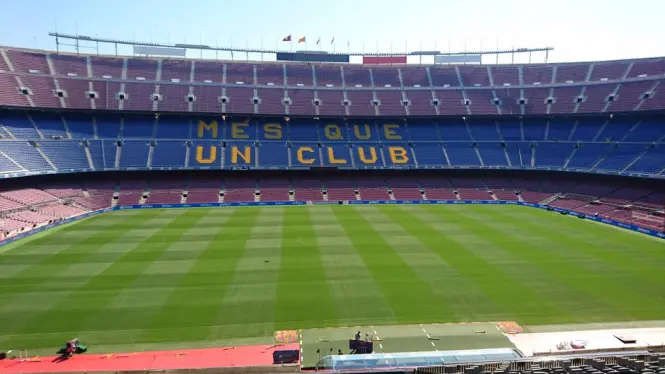 Inside Camp Nou