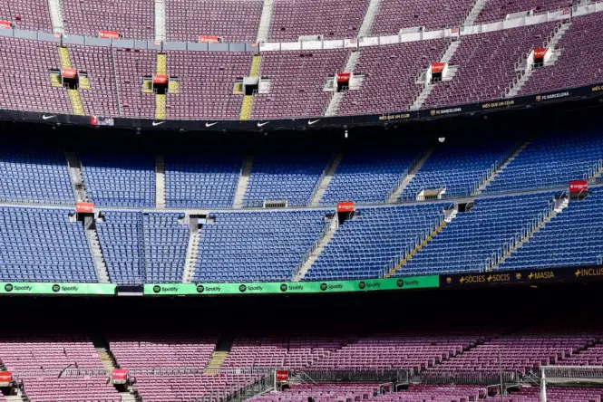 Camp Nou main exterior view