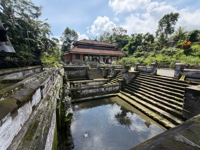 Pura Gunung Lebah temple at the Campuhan river confluence