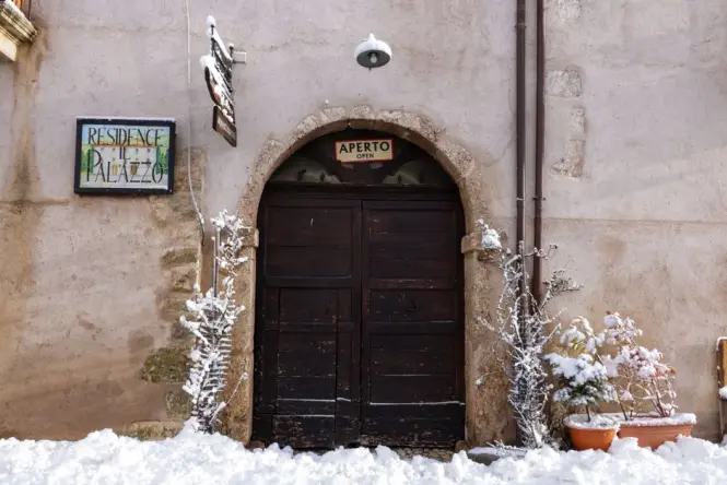 The tourist entry gate of the Palazzo dei Normanni in Palermo