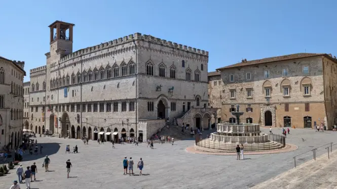 Ornate walls of the royal apartments inside the Norman Palace in Palermo
