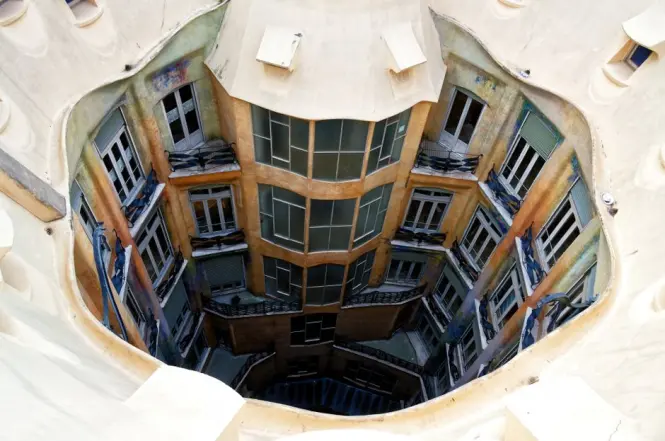 Inside Casa Mila (La Pedrera)
