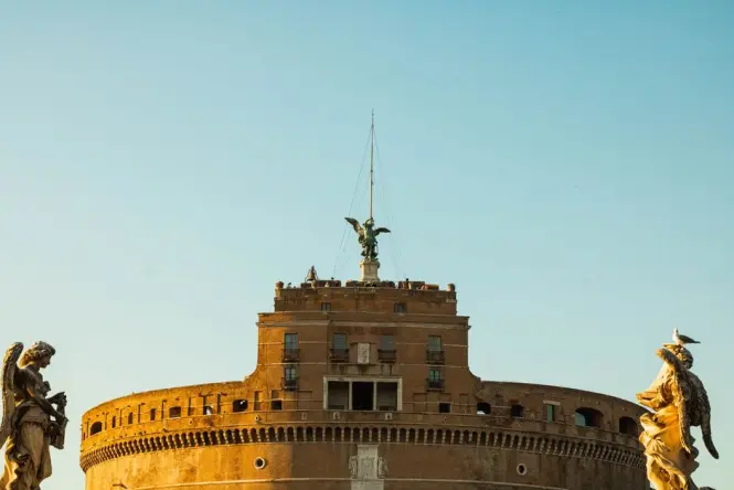 Historic architecture at Castel Sant'Angelo