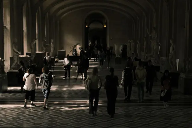 Early morning light in the Catacombs corridor
