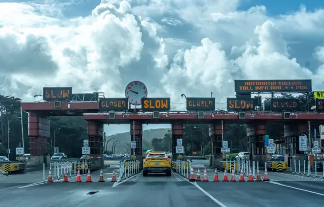 Toll booth at the entrance to Chapman's Peak Drive