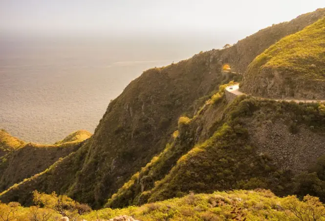 Ou Kaapse Weg mountain pass near Cape Town