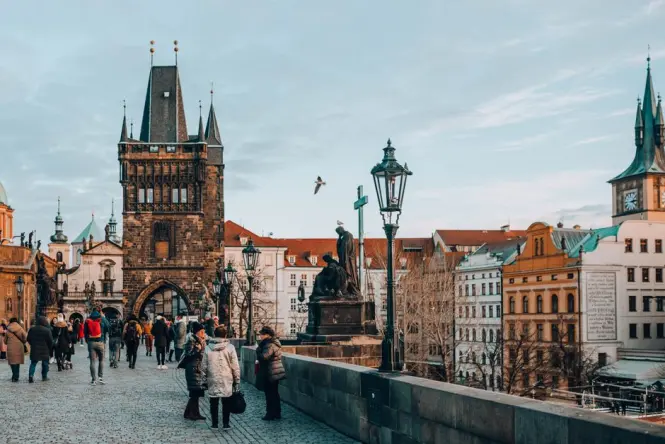 Inside Charles Bridge
