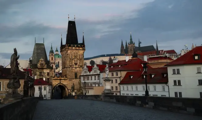 Getting to Charles Bridge in Prague