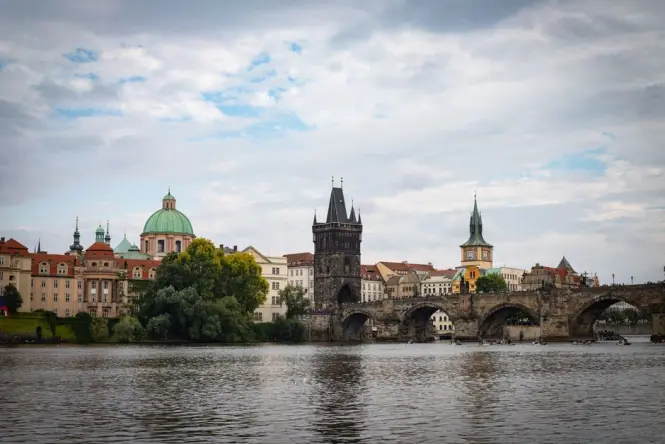 Charles Bridge main exterior view