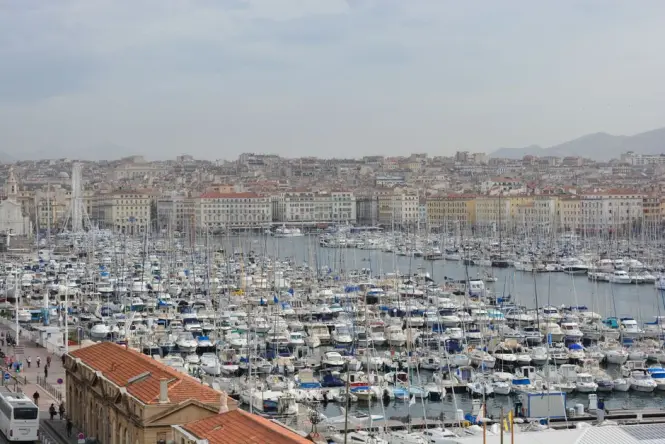 Ferry boat departing Vieux-Port Marseille for Château d'If