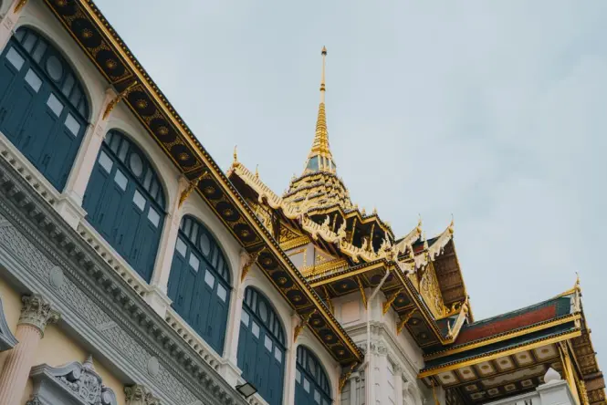 Historic architecture at Chatuchak Weekend Market