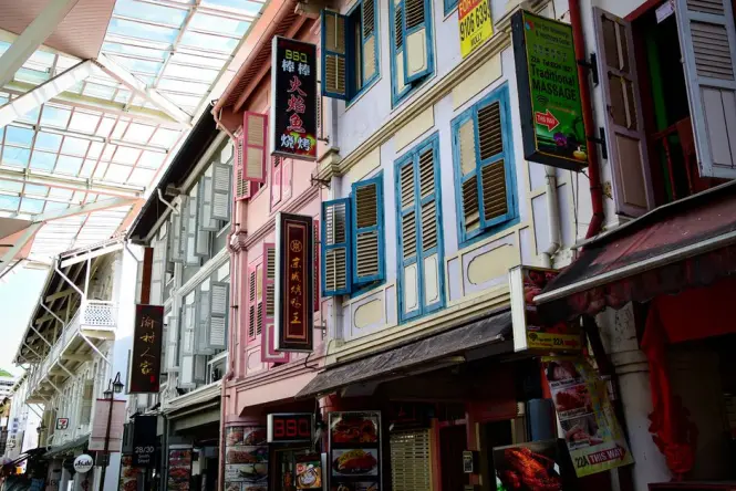 Historic architecture at Chinatown