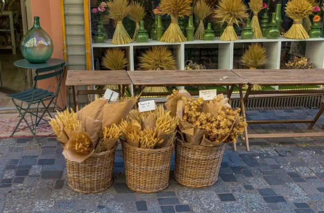 Provençal flowers at a Nice market