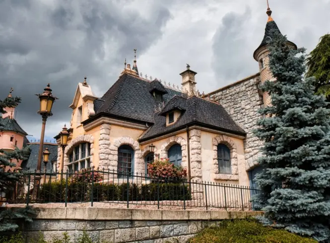 Disneyland Paris ticket booth window