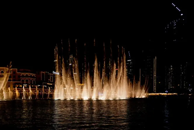 Historic architecture at Dubai Fountain