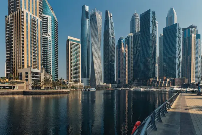 Historic architecture at Dubai Marina
