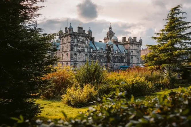 Historic architecture at Edinburgh Castle