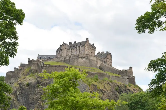 Edinburgh Castle main exterior view