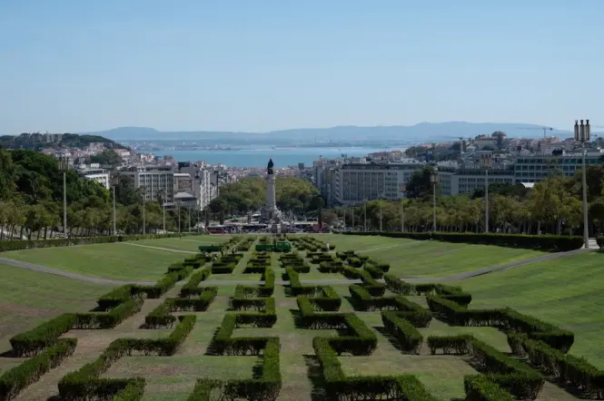 Formal hedges in Eduardo VII Park across seasons