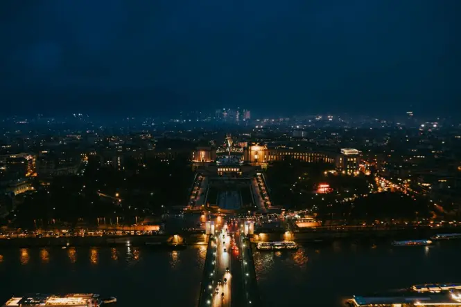 Eiffel Tower viewed from Trocadéro