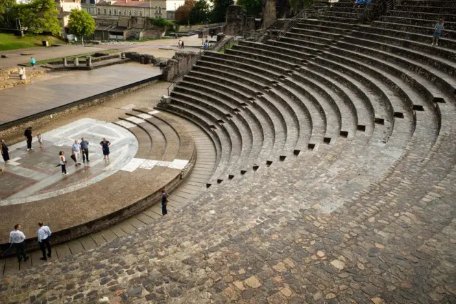 Lugdunum museum beside the Roman theatres