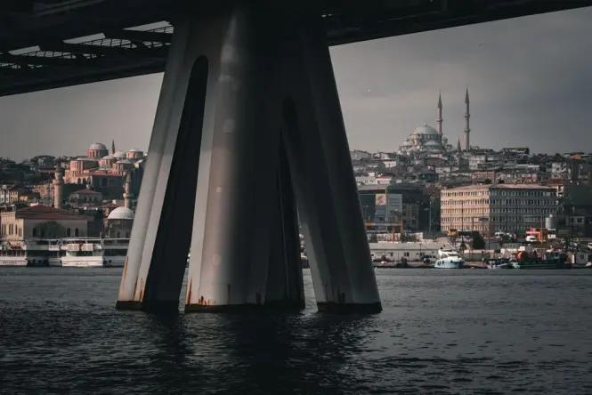 View across the Golden Horn from the Galataport promenade