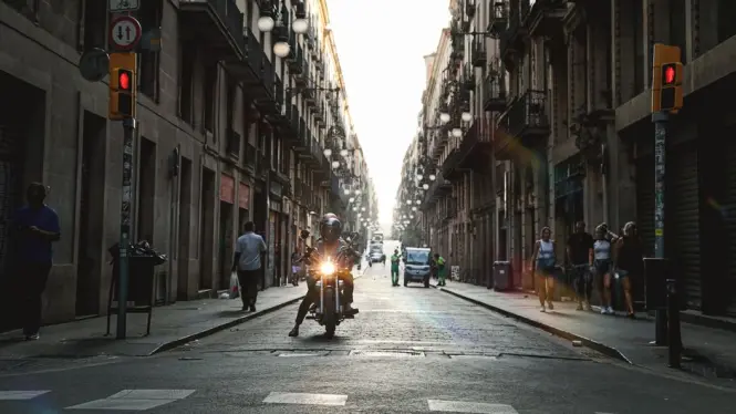 Gothic Quarter at golden hour