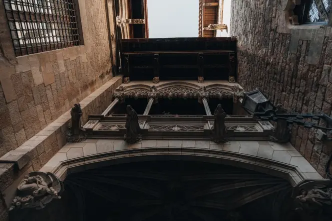 Historic architecture at Gothic Quarter