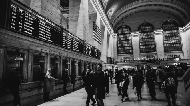 Historic view of Grand Central Terminal's Main Concourse
