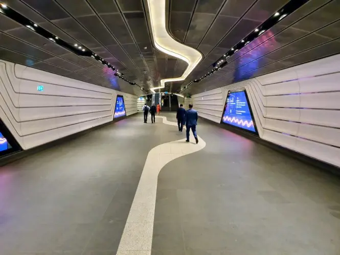St James Station entrance near Hyde Park Sydney